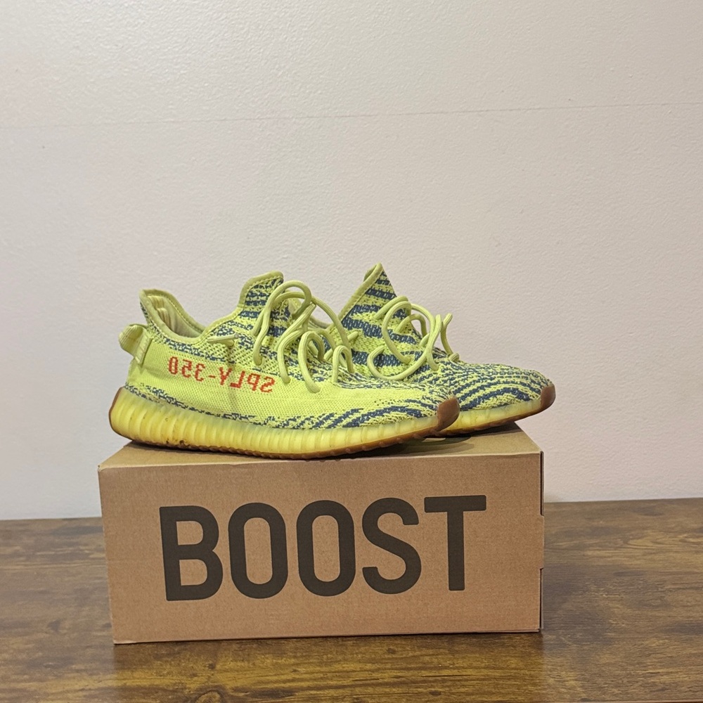 Yeezy Boost 350 V2 in Yellow and Black